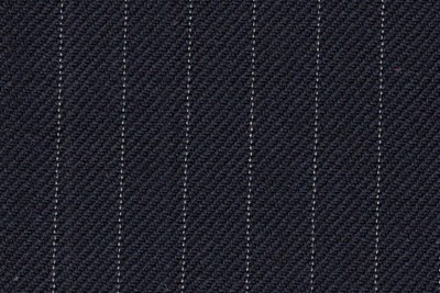 Navy with Ivory Pin Stripe