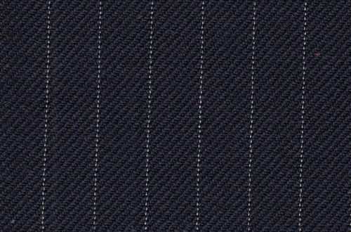 Navy with Ivory Pin Stripe