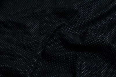 Black with Blue/White pindot