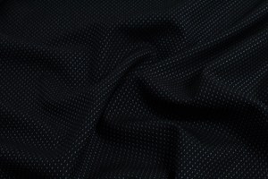 Black with Blue/White pindot