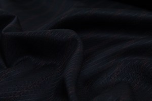Navy Rhadame Twill with Red Stripe