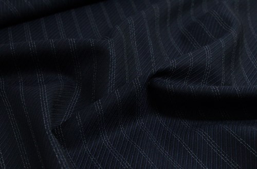 Navy Rhadame Twill with white stripe