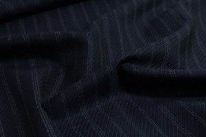 Navy Rhadame Twill with white stripe