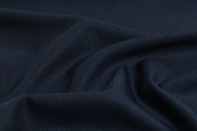 Denim Blue Diamond Geometric