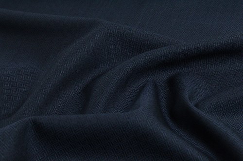 Denim Blue Diamond Geometric