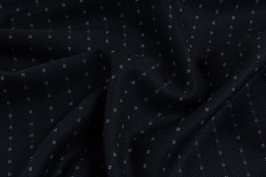 Navy diamond with five dot stripe
