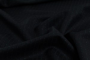 Dark Navy with Green & Red Dot check