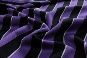Purple/Black/White Stripe