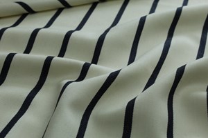 Off White / Navy Stripe