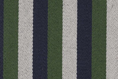 Green/Navy/White stripe
