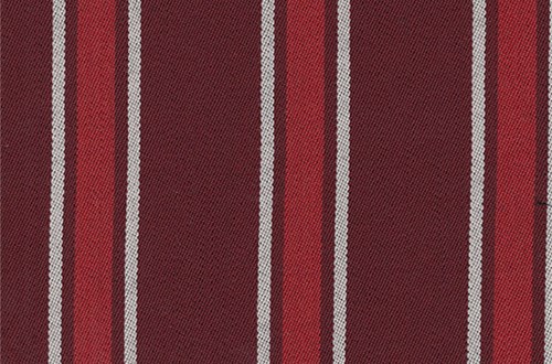Burgudy/Red/White Stripe