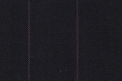 Black with Purple chalk stripe