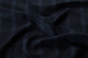 Navy windowpane