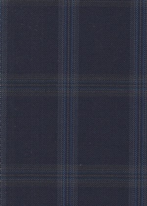 Navy windowpane