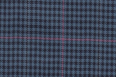 Blue/Black check with pink overcheck