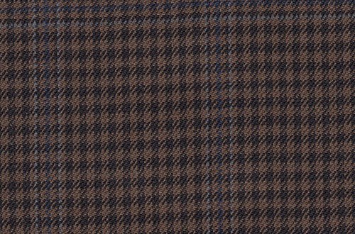 Brown/Black check with blue overcheck