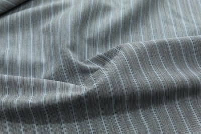 Grey with blue stripe