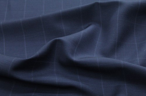 Navy with blue & green check