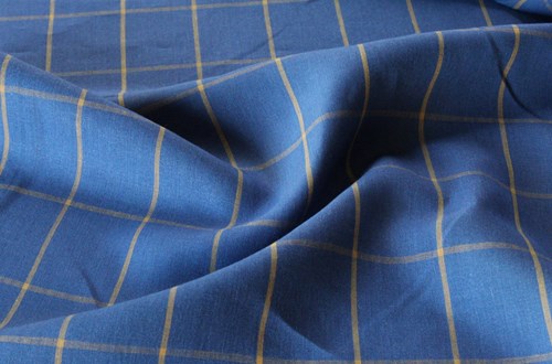Blue with Yellow Check