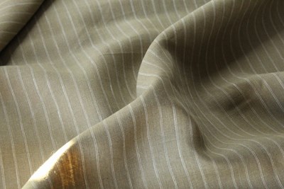 Beige with White stripes
