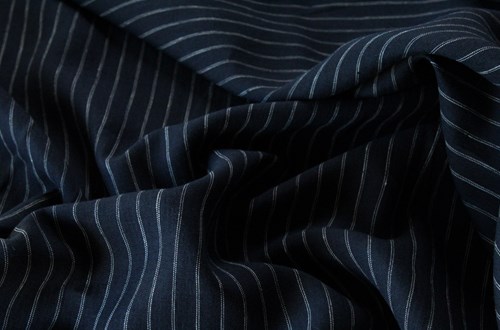 Navy with white stripes