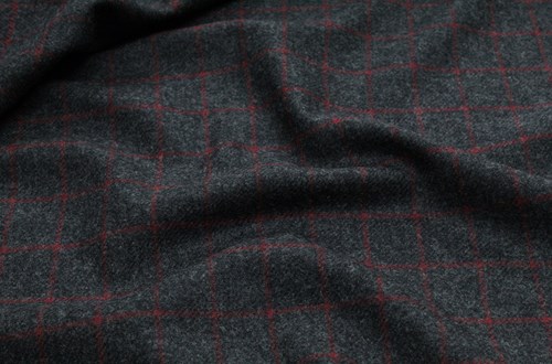 Grey w/ small Red check