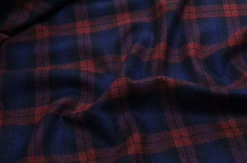 Black w/Red & Blue overcheck