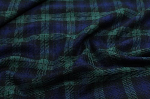 Black w/Green & Blue overcheck
