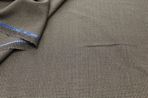 FAWN / BROWN CROSSHATCH (PLAIN)