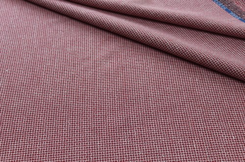 WHITE / RED CROSSHATCH (PLAIN)