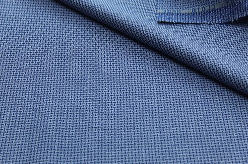 LT BLUE / BLUE CROSSHATCH (PLAIN)