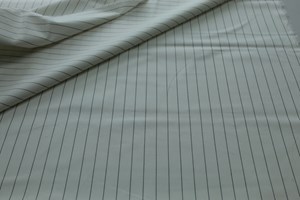 White with black Pin stripe