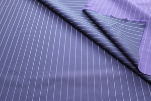 Puprle with White Pin stripe