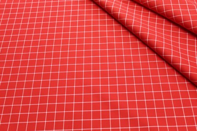 Red with White Box Check