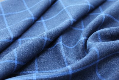 Navy with blue check