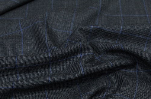 Grey w/ Blue windowpane