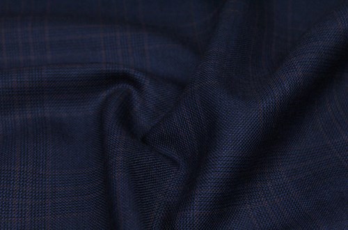 Navy w/ Burgundy black check