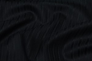 Black Self Stripe w/wide pin stripe