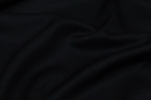 Black Barathea Plain