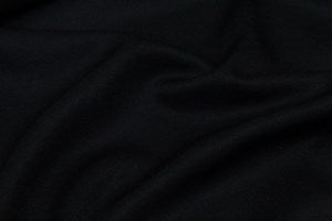 Black Barathea Plain