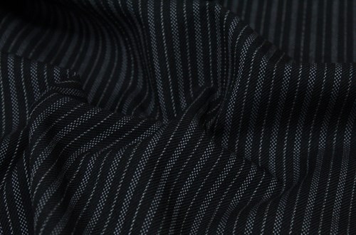 Black w/ White double stripe