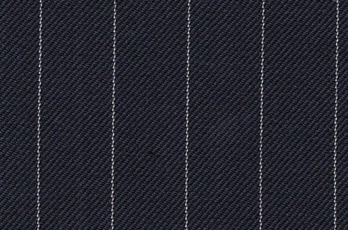Navy with white pin stripe