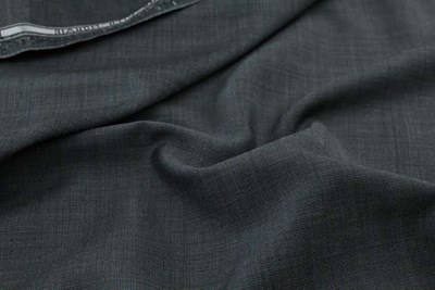 Plain Charcoal Grey pindot
