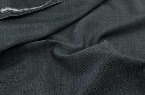 Plain Charcoal Grey pindot