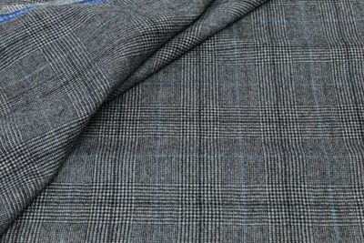 Black/White POW check with Blue overcheck