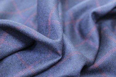 Navy with Red Overcheck