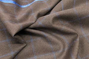 Brown with Blue overcheck