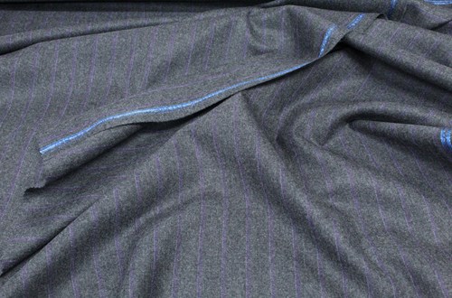 Grey with purple Stripe