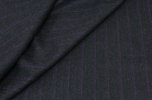 Charcoal Grey with Purple Stripe