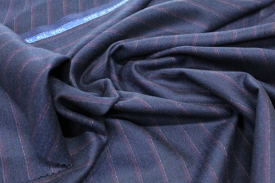 Navy wth Red Stripe